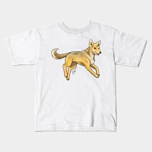 Dog - Carolina Dog - Yellow Kids T-Shirt